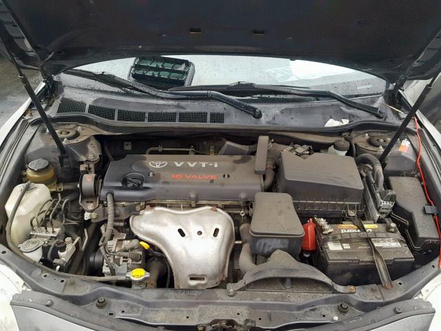 JTNBE46K373075385 - 2007 TOYOTA CAMRY NEW GRAY photo 7