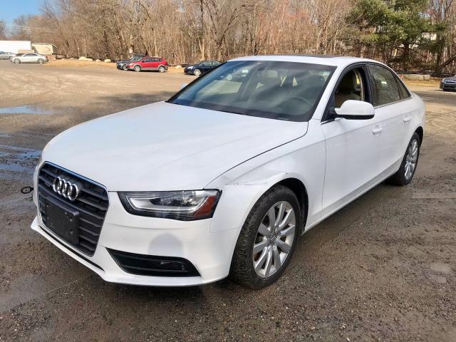 WAUBFAFL4DA154450 - 2013 AUDI A4 PREMIUM WHITE photo 4