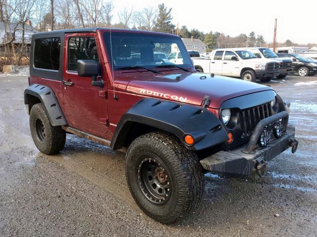 1J8GA64117L127195 - 2007 JEEP WRANGLER R RED photo 1