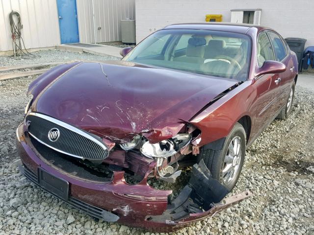 2G4WC582871217388 - 2007 BUICK LACROSSE C BURGUNDY photo 2