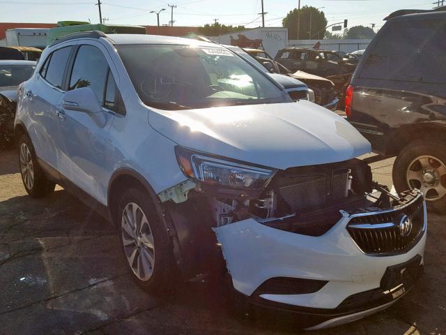 KL4CJASBXJB595275 - 2018 BUICK ENCORE PRE WHITE photo 1