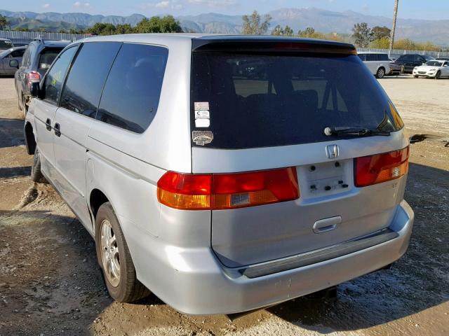 5FNRL18503B032537 - 2003 HONDA ODYSSEY LX SILVER photo 3