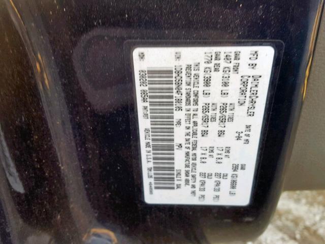 1D8HD58N04F180105 - 2004 DODGE DURANGO LI BLUE photo 10