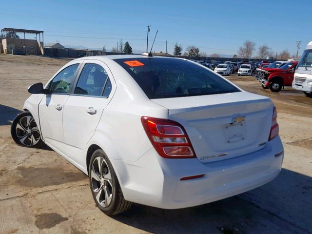 1G1JF5SBXH4123493 - 2017 CHEVROLET SONIC PREM WHITE photo 3