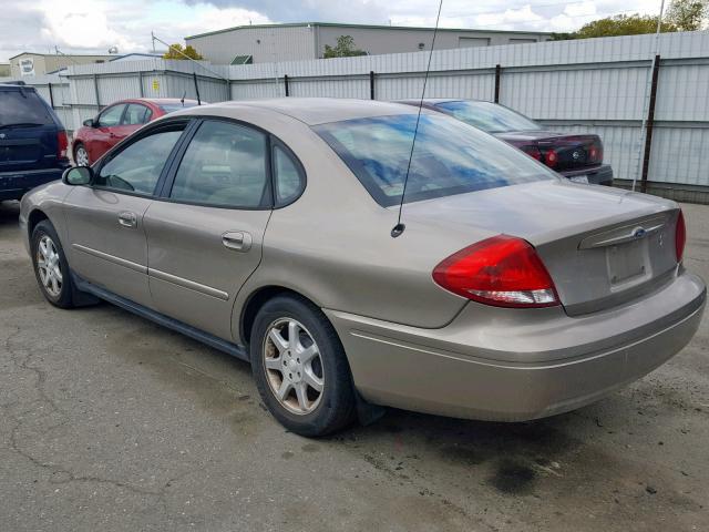 1FAFP56U16A225565 - 2006 FORD TAURUS SEL TAN photo 3