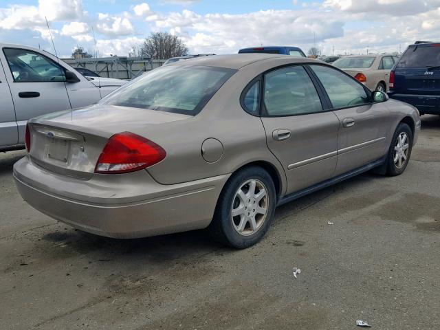 1FAFP56U16A225565 - 2006 FORD TAURUS SEL TAN photo 4