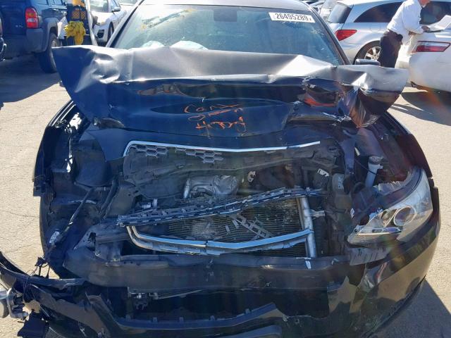 1G11H5SA9DU133833 - 2013 CHEVROLET MALIBU LTZ შავი ფოტო 9