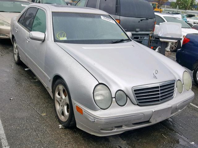 WDBJF65J02B473796 - 2002 MERCEDES-BENZ E 320 SILVER photo 1