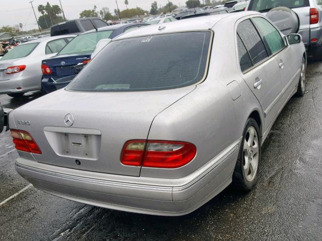 WDBJF65J02B473796 - 2002 MERCEDES-BENZ E 320 SILVER photo 4