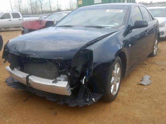 1G6DW677950234735 - 2005 CADILLAC STS BLACK photo 2