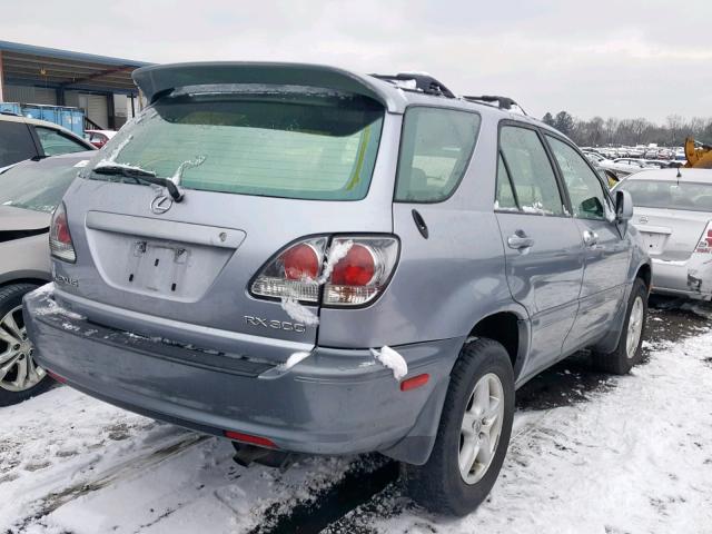 JTJHF10U410233923 - 2001 LEXUS RX 300 SILVER photo 4