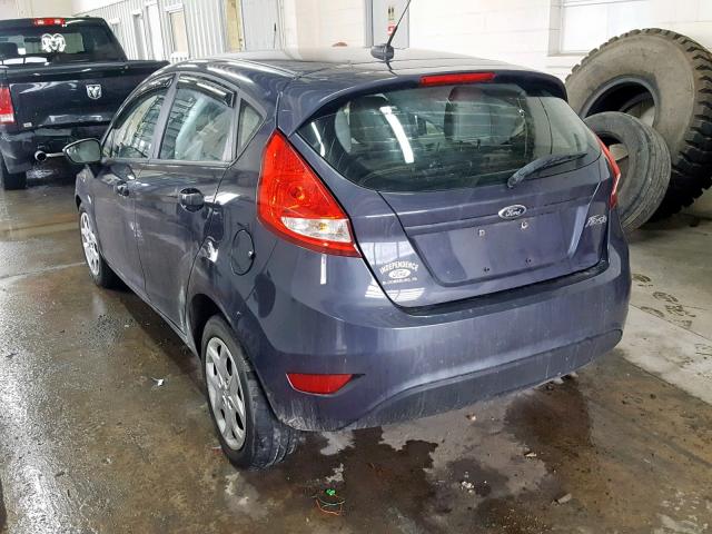 3FADP4TJ7DM166940 - 2013 FORD FIESTA S BLUE photo 3