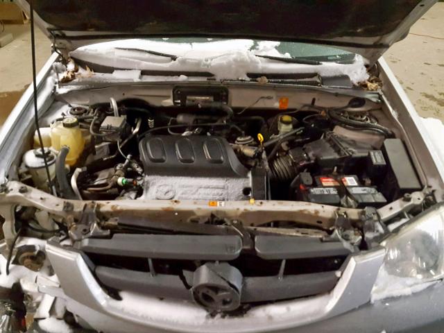 4F2CU08191KM29934 - 2001 MAZDA TRIBUTE LX SILVER photo 7