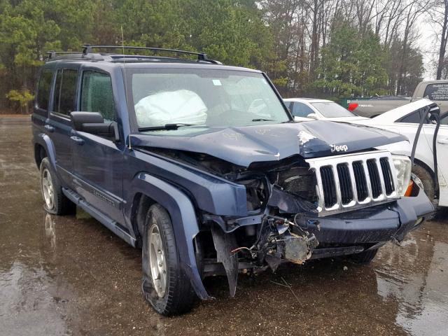 1J8HG48K49C511209 - 2009 JEEP COMMANDER BLUE photo 1
