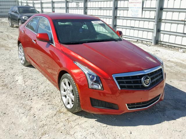 1G6AA5RX6E0107305 - 2014 CADILLAC ATS RED photo 1