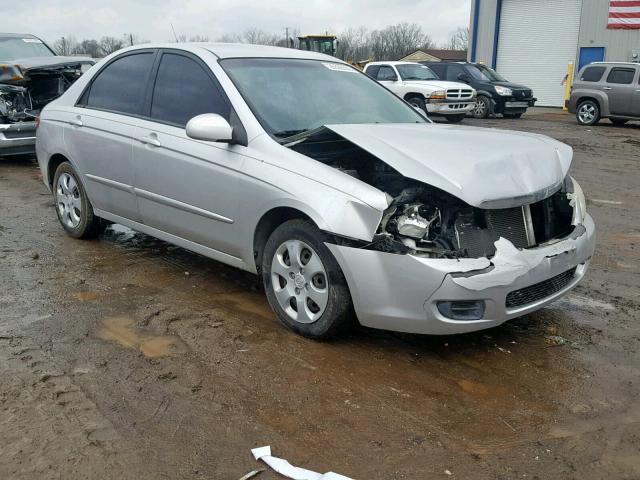 KNAFE121185508500 - 2008 KIA SPECTRA EX SILVER photo 1