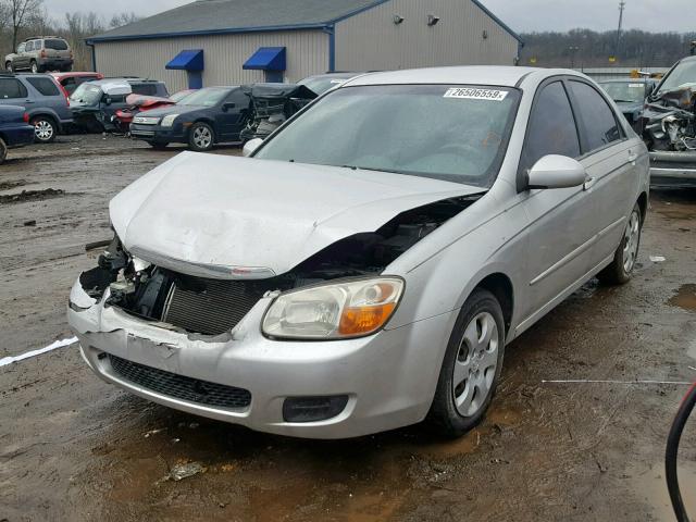 KNAFE121185508500 - 2008 KIA SPECTRA EX SILVER photo 2