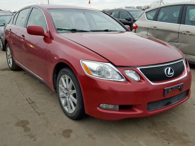 JTHCH96S660001471 - 2006 LEXUS GS GENERAT RED photo 1