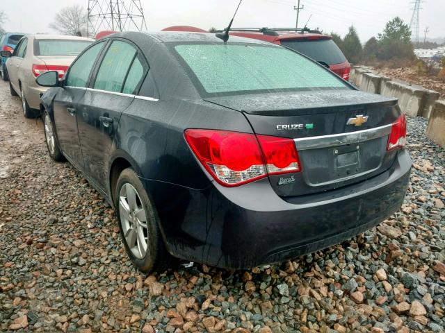 1G1P75SZ4E7453175 - 2014 CHEVROLET CRUZE BLACK photo 3