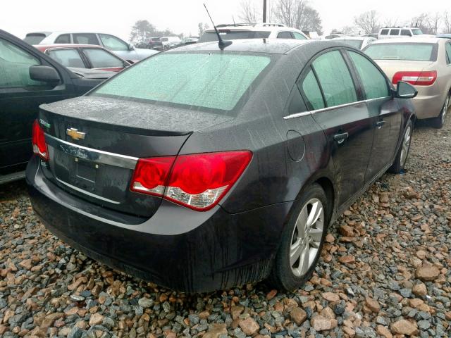 1G1P75SZ4E7453175 - 2014 CHEVROLET CRUZE BLACK photo 4