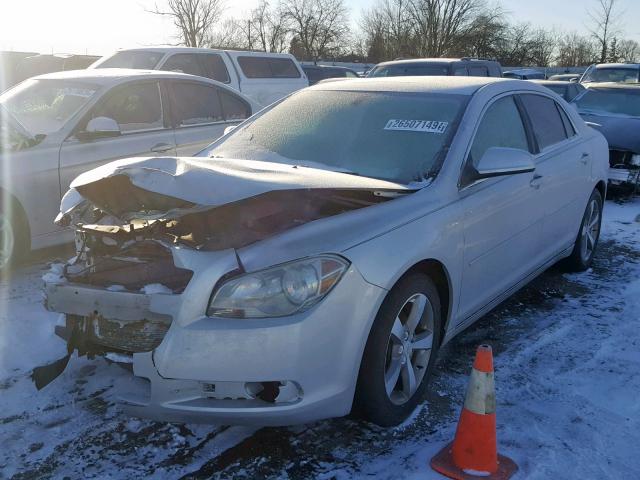 1G1ZC5EU8BF390989 - 2011 CHEVROLET MALIBU 1LT თეთრი ფოტო 2