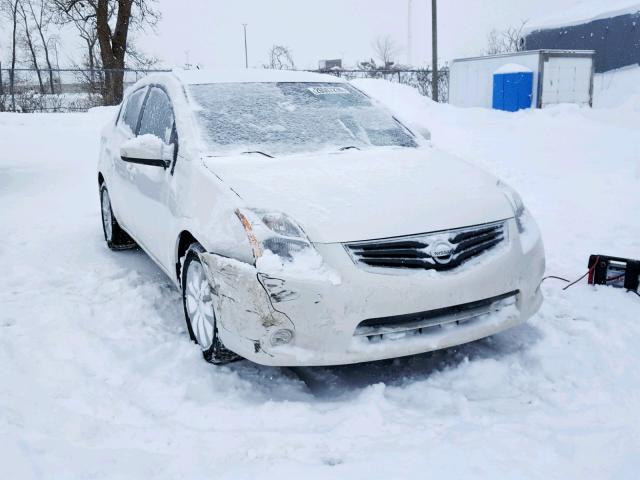 3N1AB6AP1CL768402 - 2012 NISSAN SENTRA 2.0 WHITE photo 1