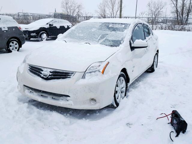 3N1AB6AP1CL768402 - 2012 NISSAN SENTRA 2.0 WHITE photo 2