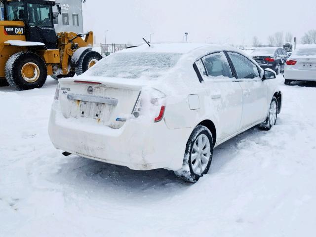 3N1AB6AP1CL768402 - 2012 NISSAN SENTRA 2.0 WHITE photo 4