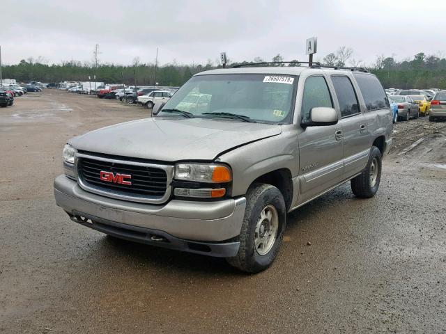 3GKFK16T8YG218646 - 2000 GMC YUKON XL K BEIGE photo 2