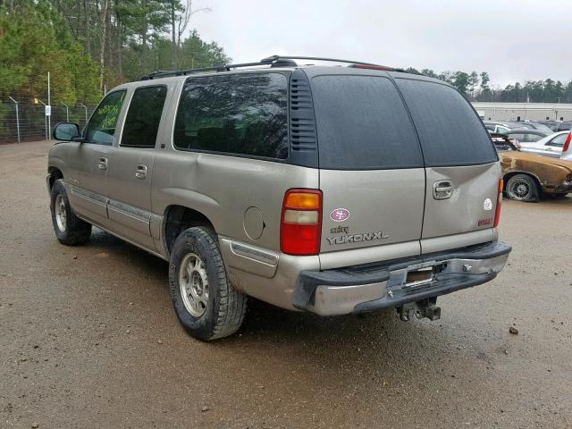 3GKFK16T8YG218646 - 2000 GMC YUKON XL K BEIGE photo 3