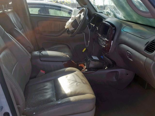 5TDBT48A57S278792 - 2007 TOYOTA SEQUOIA LI WHITE photo 5