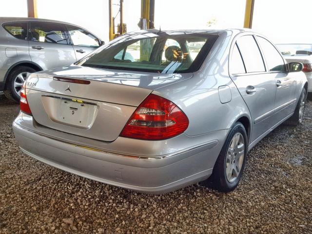 WDBUF65J93A107467 - 2003 MERCEDES-BENZ E 320 SILVER photo 4