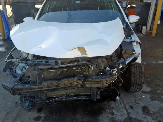 KNAFX4A86E5159324 - 2014 KIA FORTE EX WHITE photo 7