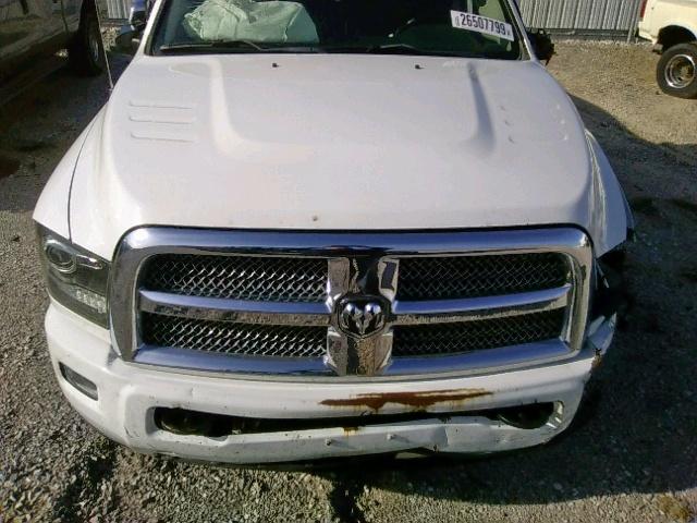 3C63RRKL0FG637299 - 2015 RAM 3500 LONGH WHITE photo 7