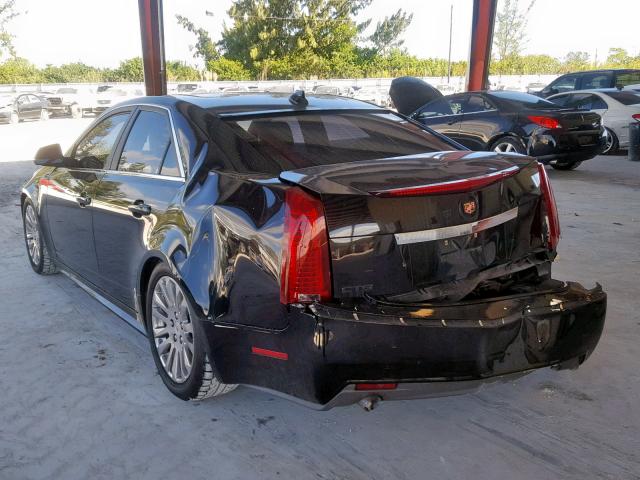 1G6DJ5EG0A0105143 - 2010 CADILLAC CTS PERFOR BLACK photo 3