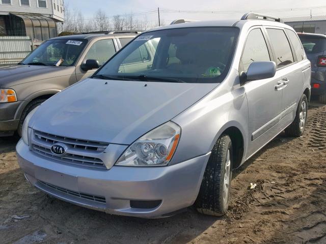 KNDMB133076140676 - 2007 KIA SEDONA EX SILVER photo 2