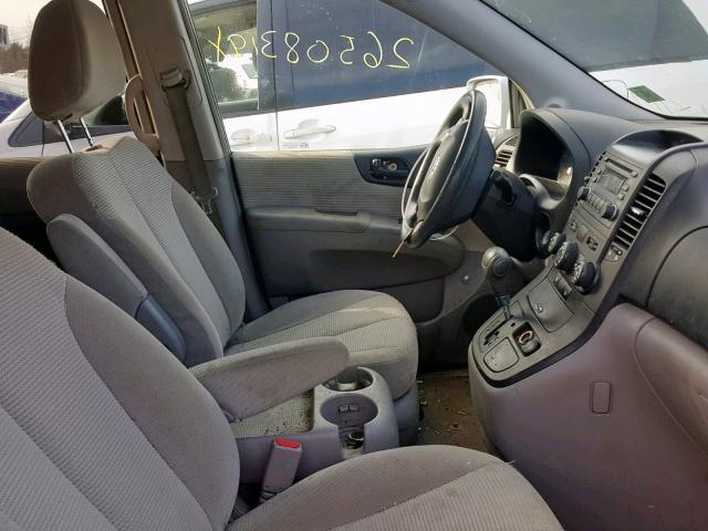 KNDMB133076140676 - 2007 KIA SEDONA EX SILVER photo 5