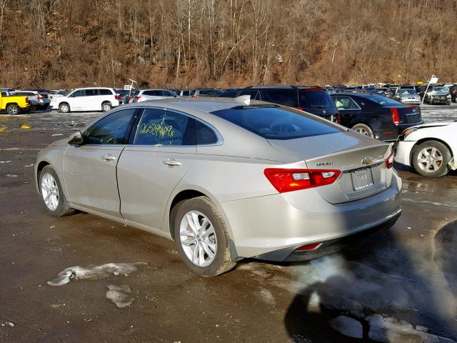 1G1ZE5ST4GF239628 - 2016 CHEVROLET MALIBU LT GOLD photo 3