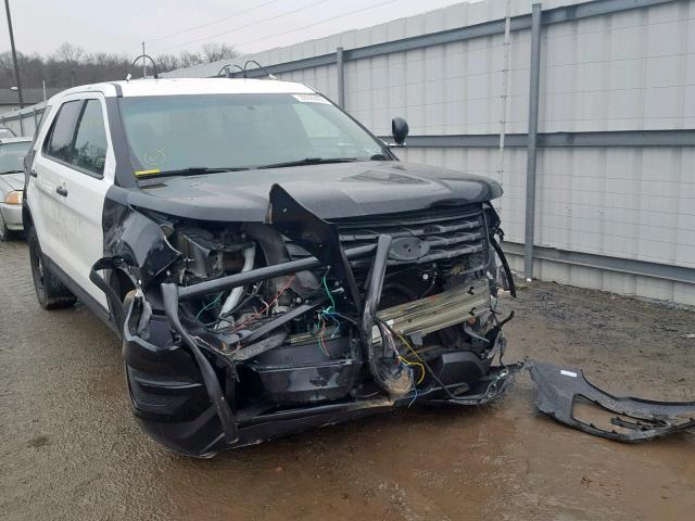 1FM5K8AR4HGA94703 - 2017 FORD EXPLORER P TWO TONE photo 1