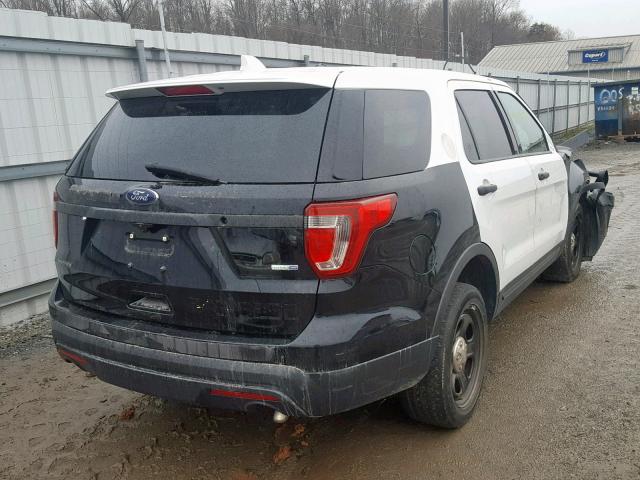 1FM5K8AR4HGA94703 - 2017 FORD EXPLORER P TWO TONE photo 4