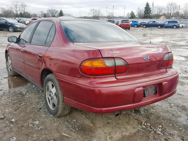 1G1ND52F34M632264 - 2004 CHEVROLET CLASSIC RED photo 3