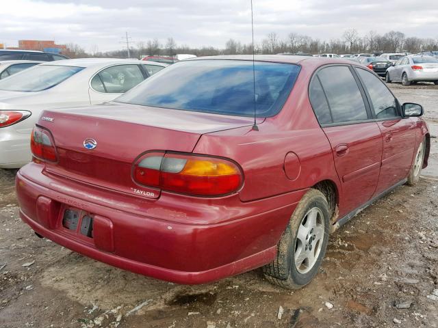 1G1ND52F34M632264 - 2004 CHEVROLET CLASSIC RED photo 4