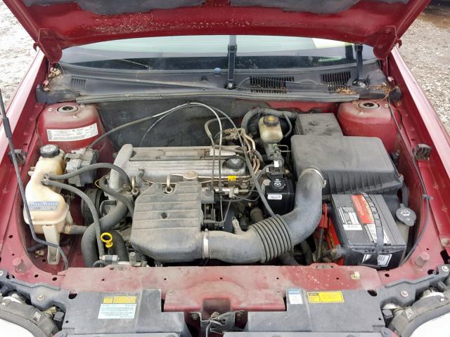 1G1ND52F34M632264 - 2004 CHEVROLET CLASSIC RED photo 7