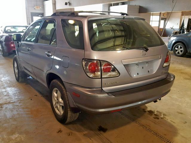 JTJHF10U810193992 - 2001 LEXUS RX 300 GRAY photo 3