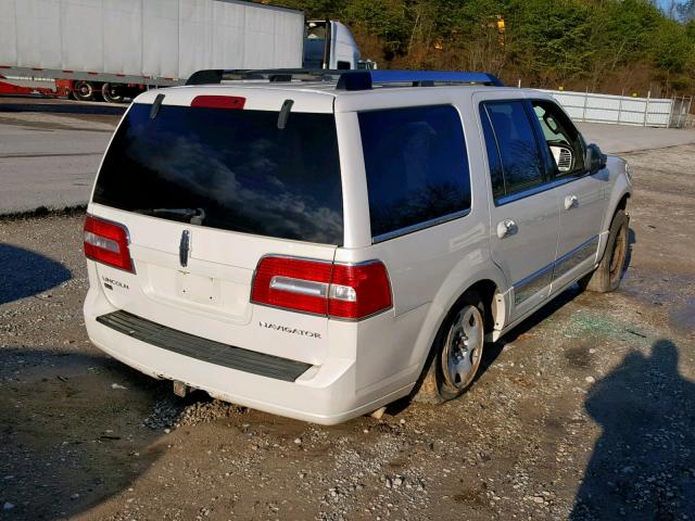 5LMFU28548LJ16248 - 2008 LINCOLN NAVIGATOR Ақ фото 4