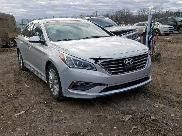 5NPE34AF5FH124574 - 2015 HYUNDAI SONATA SPO SILVER photo 1