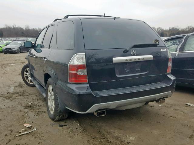 2HNYD18835H548885 - 2005 ACURA MDX TOURIN BLACK photo 3