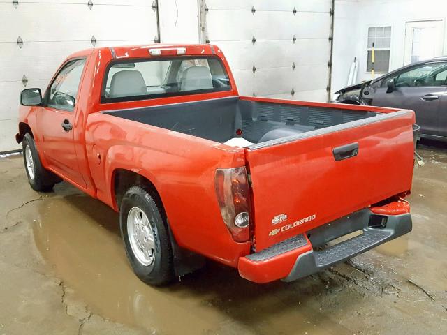 1GCCS148268149534 - 2006 CHEVROLET COLORADO RED photo 3