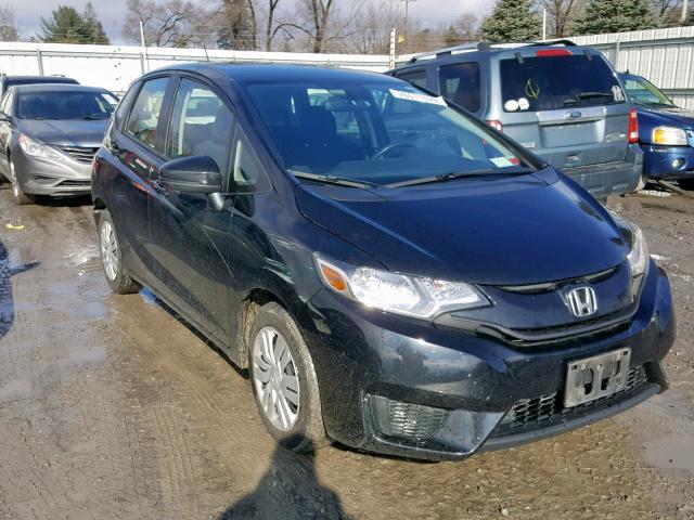 JHMGK5H53HS007383 - 2017 HONDA FIT LX BLACK photo 1