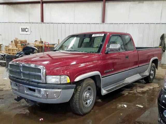 1B7KC23W8TJ108800 - 1996 DODGE RAM 2500 BURGUNDY photo 2